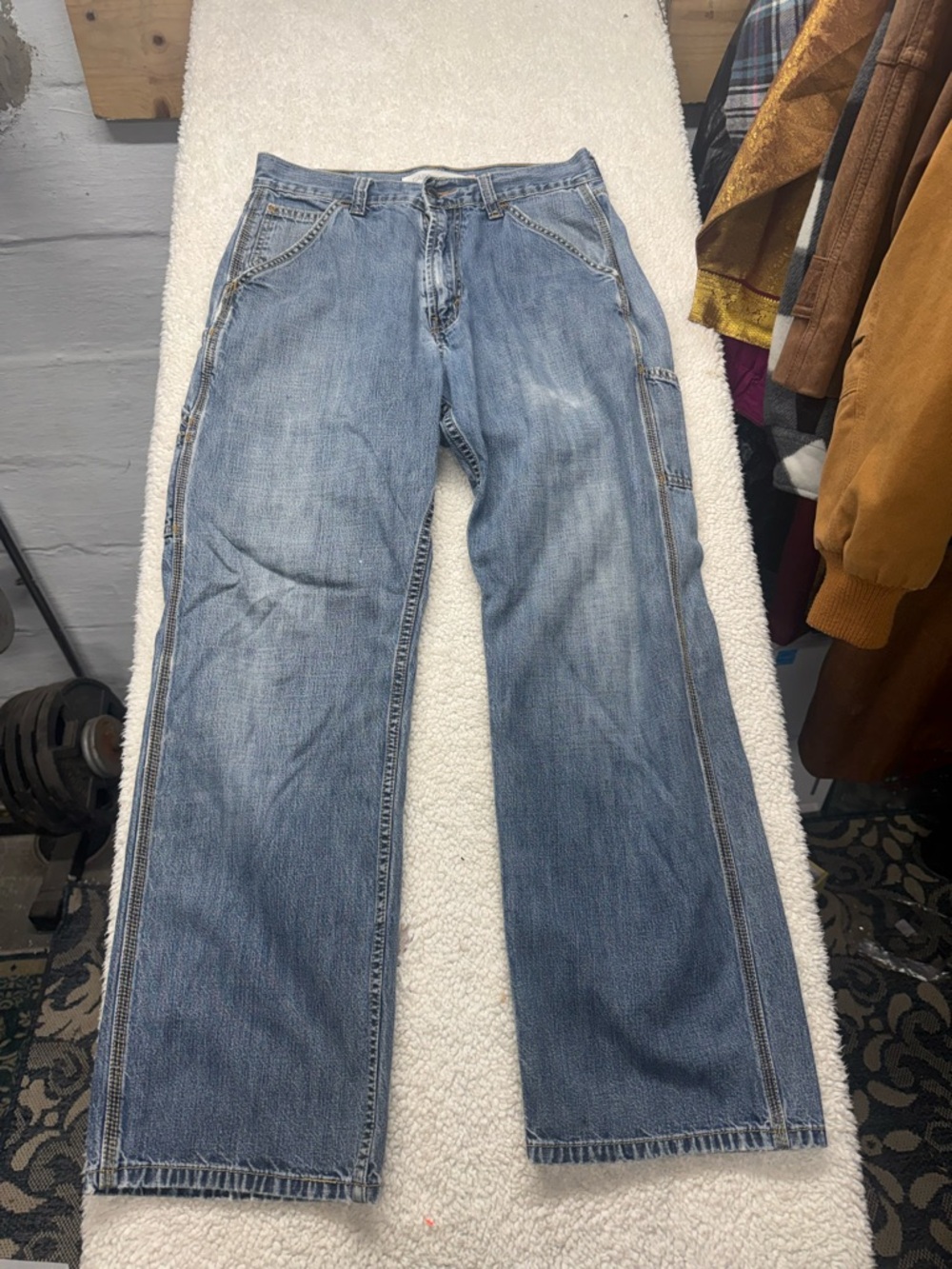 Levi's Light Blue Carpenter Loose Straight Jeans size 32x30
